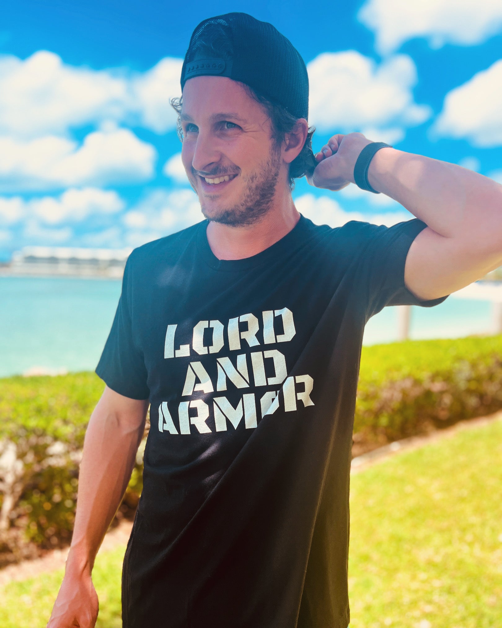 Lord and Armor Mens Black Fitted T-shirt - Lord and Armor Apparel