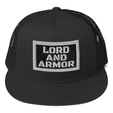 Lord and Armor All Black Trucker Cap - Lord and Armor Apparel