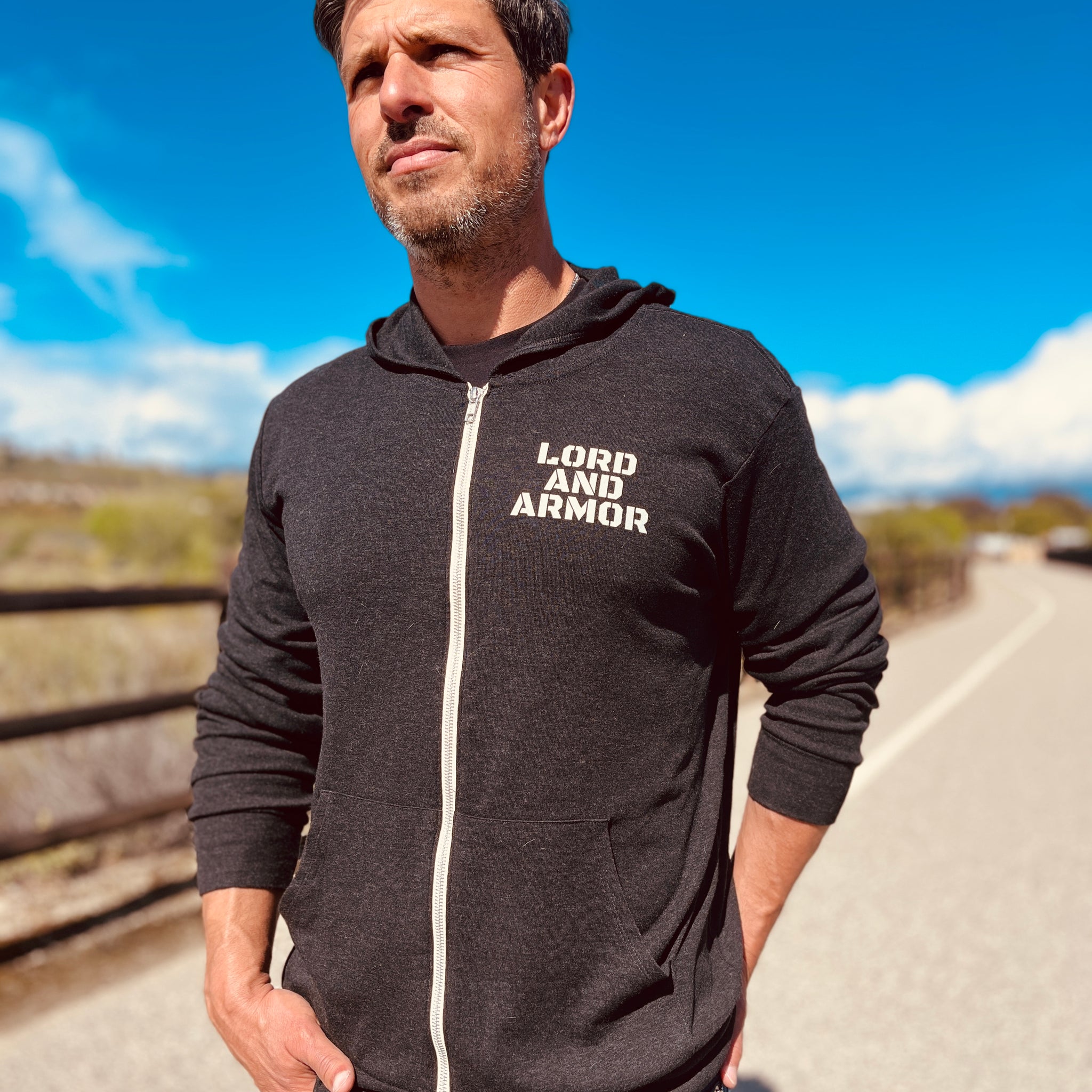 Lord and Armor Mens Zip Hoodie - Lord and Armor Apparel