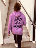 Lord and Armor Womens Cool Pink Zip Hoodie - Lord and Armor Apparel