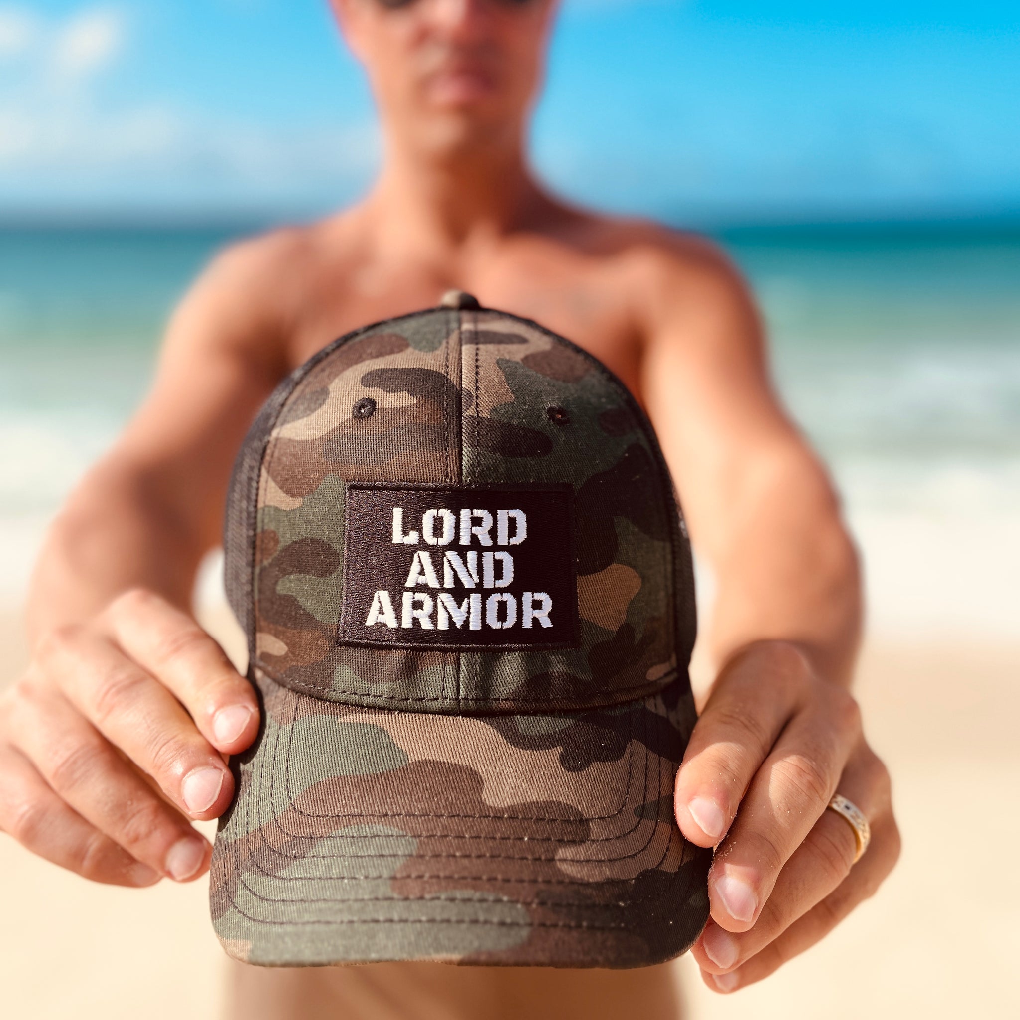 Lord and Armor Camouflage Trucker Hat - Lord and Armor Apparel