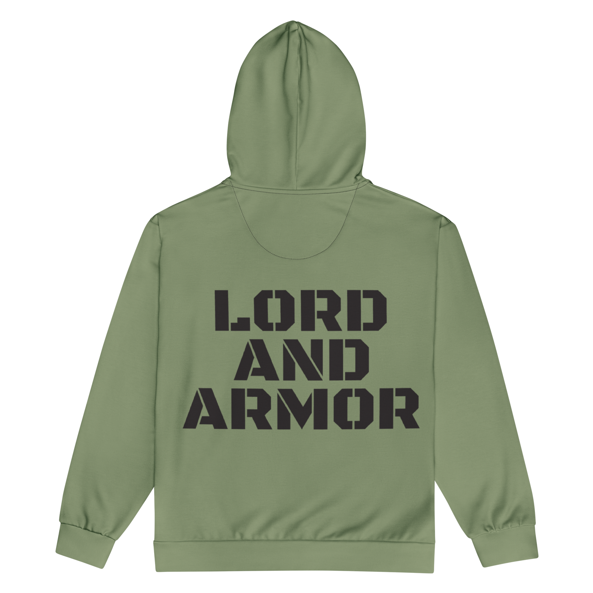 Lord and Armor Mens Camo Green Zip Hoodie - Lord and Armor Apparel