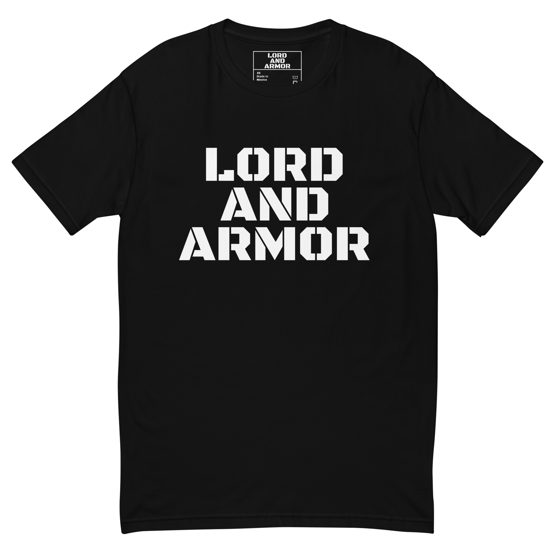 Lord and Armor Men's Black Classic Short Sleeve T-shirt - Lord and Armor Apparel