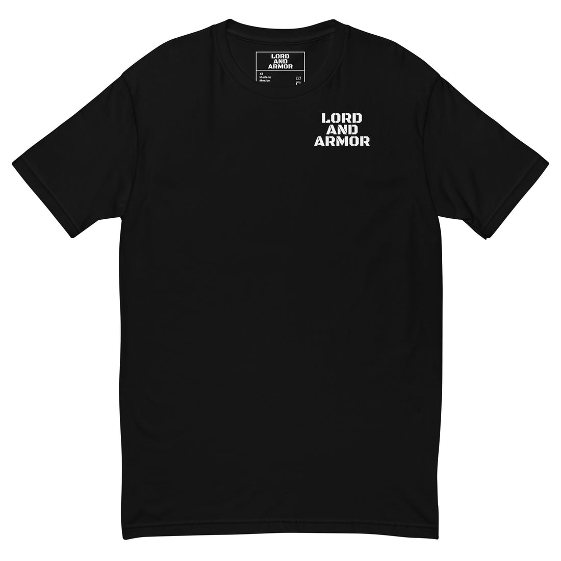 Lord and Armor Men's Black Classic Short Sleeve T-shirt - Lord and Armor Apparel