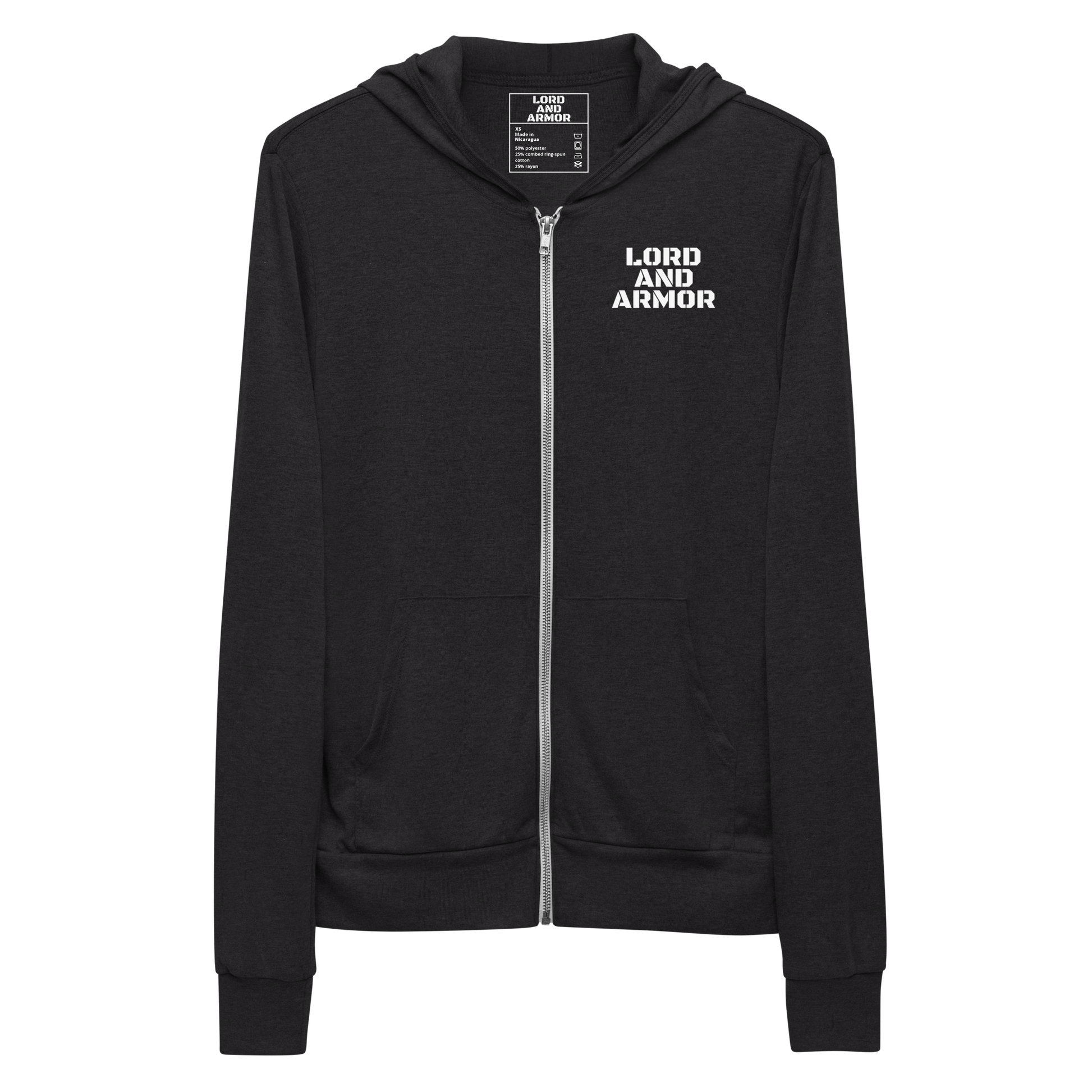 Lord and Armor Mens Zip Hoodie - Lord and Armor Apparel