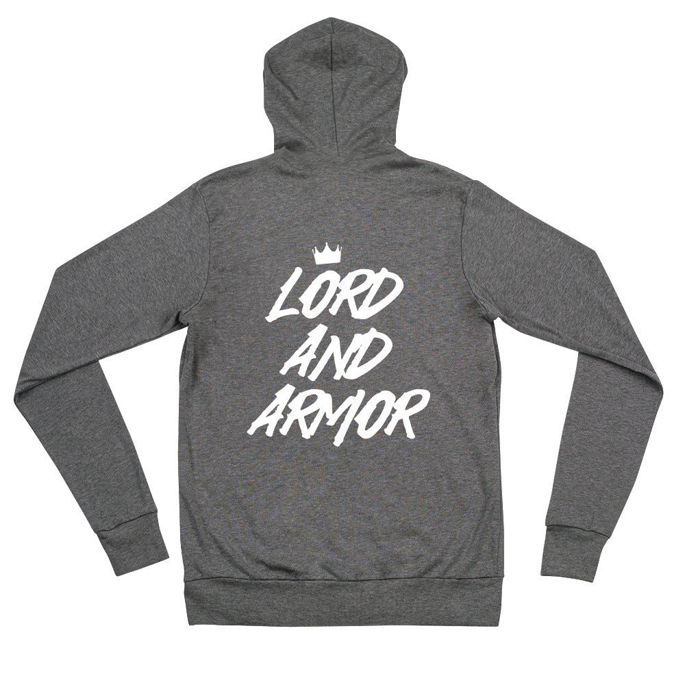 Lord and Armor Unisex Zip Hoodie - Lord and Armor Apparel