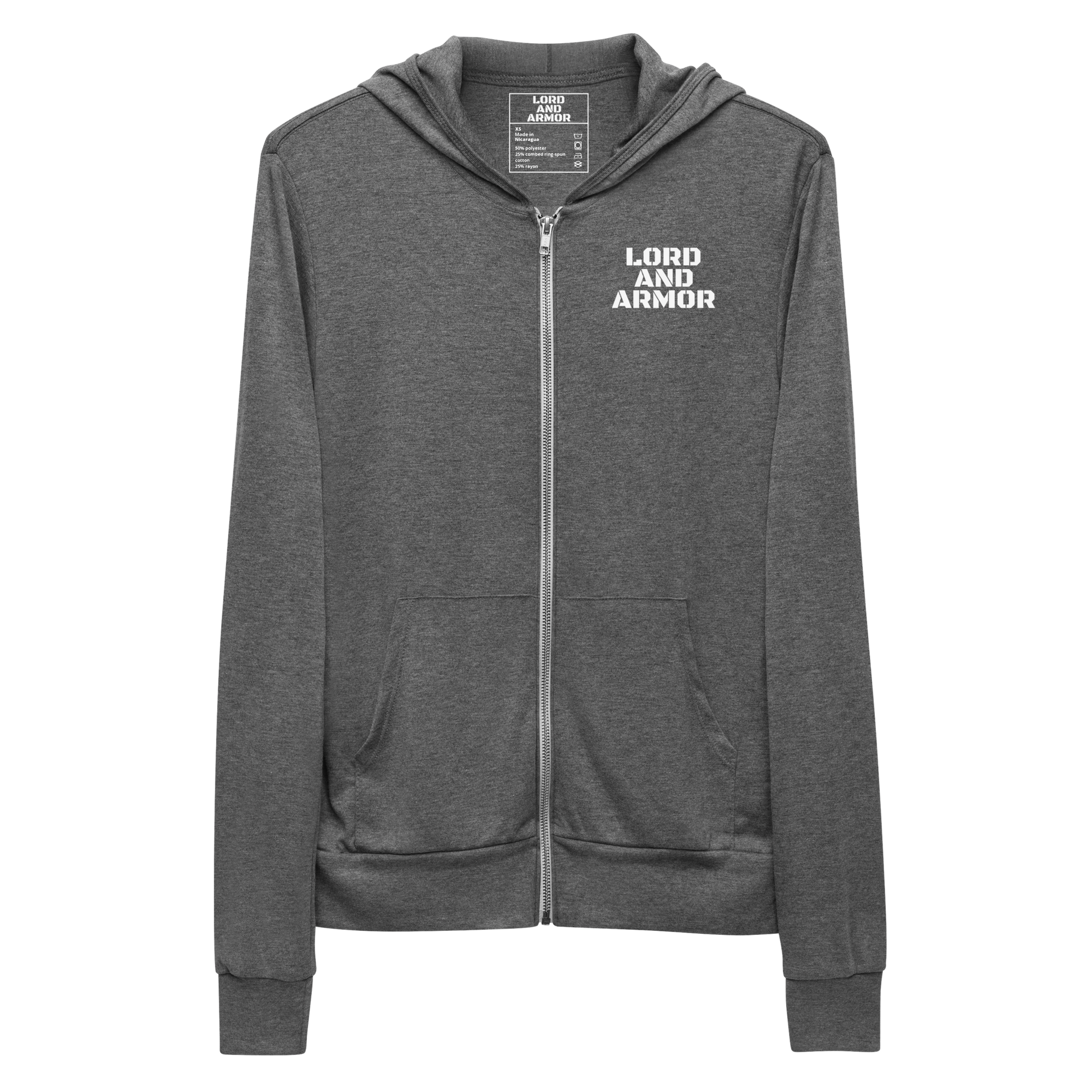 Lord and Armor Mens Zip Hoodie - Lord and Armor Apparel