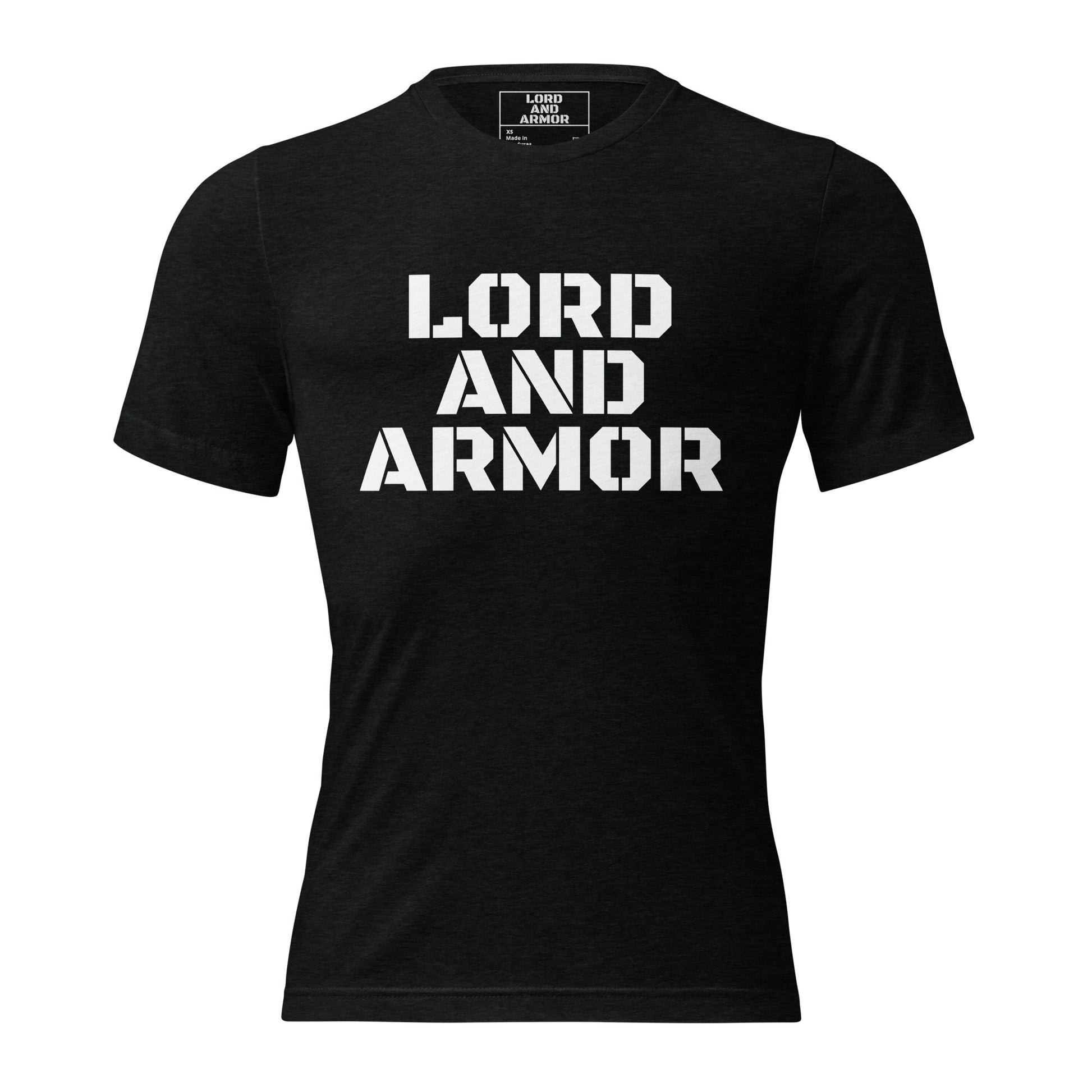 Lord and Armor Mens Black Fitted T-shirt - Lord and Armor Apparel