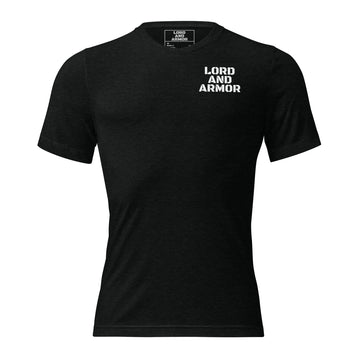 Lord and Armor Mens Black Fitted T-shirt - Lord and Armor Apparel