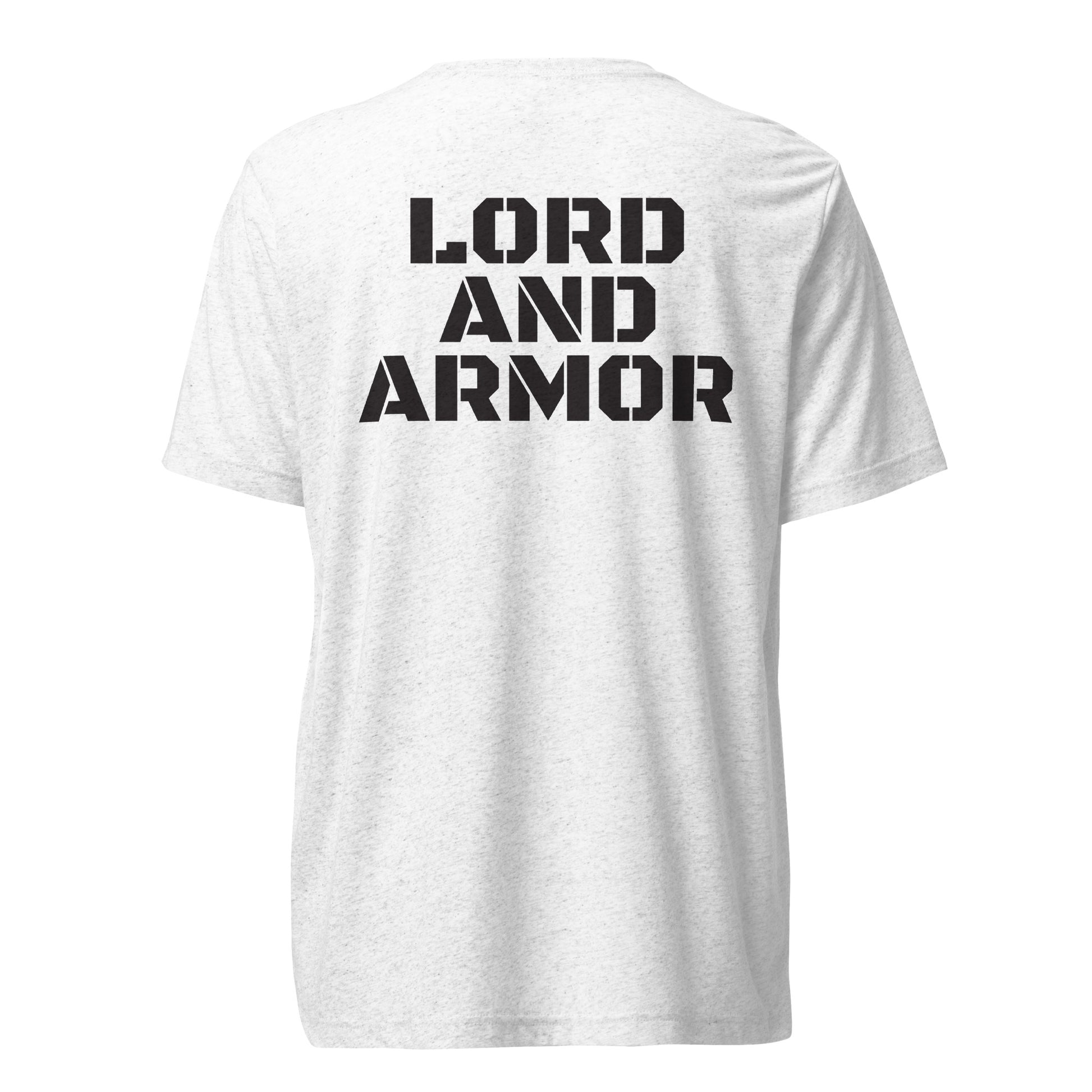 Lord and Armor Mens White Fitted T-shirt - Lord and Armor Apparel