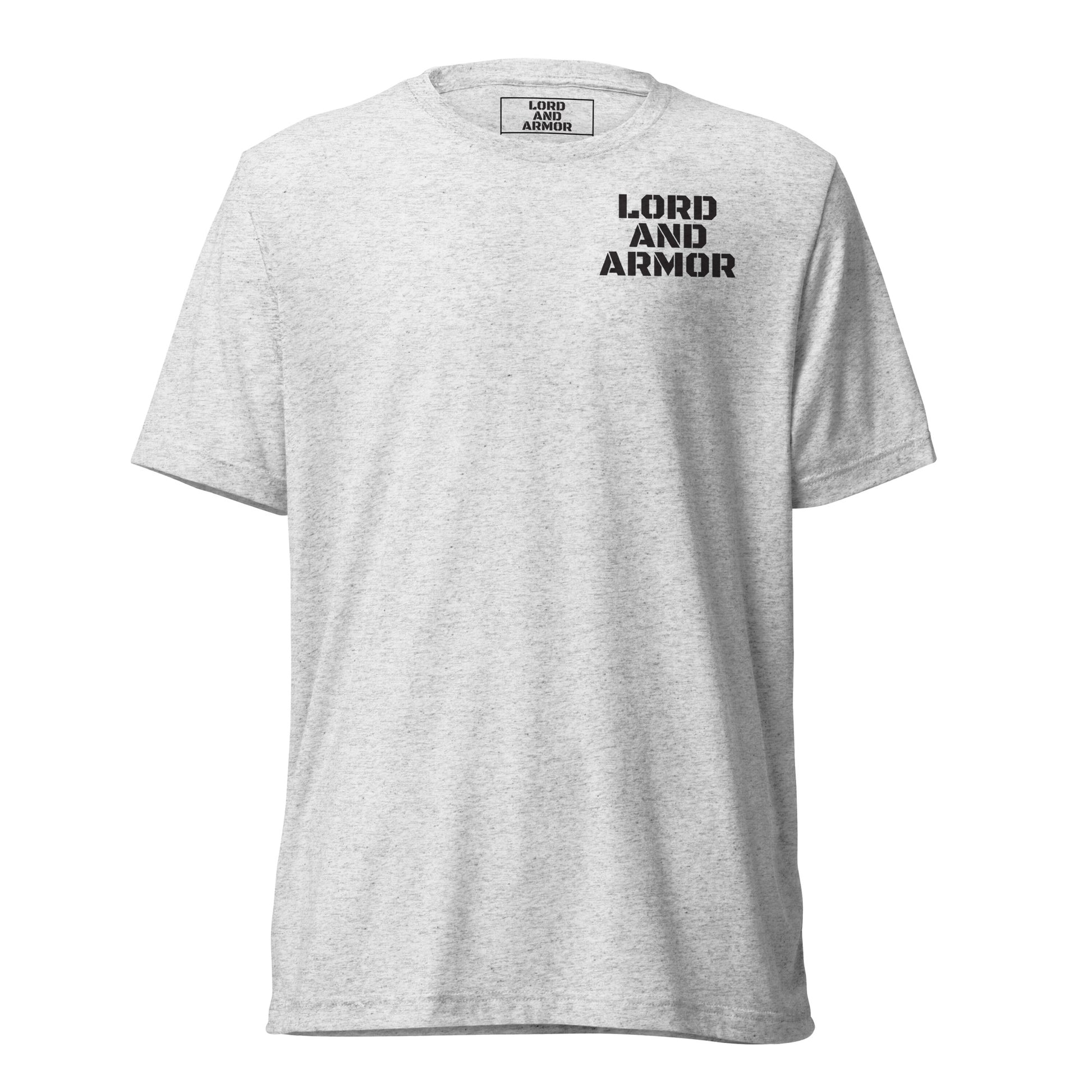 Lord and Armor Mens White Fitted T-shirt - Lord and Armor Apparel